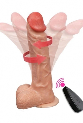 Shequ Bronte arjl Dner Bal Realistik Dildo Uzaktan Kumandal 20.5 cm